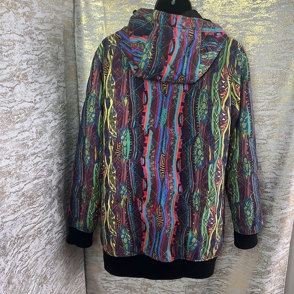 Vintage 🧚♀️Nomis Multicolour Ski/Snowboarding 3D Print Jacket Size S - Picture 6 of 16